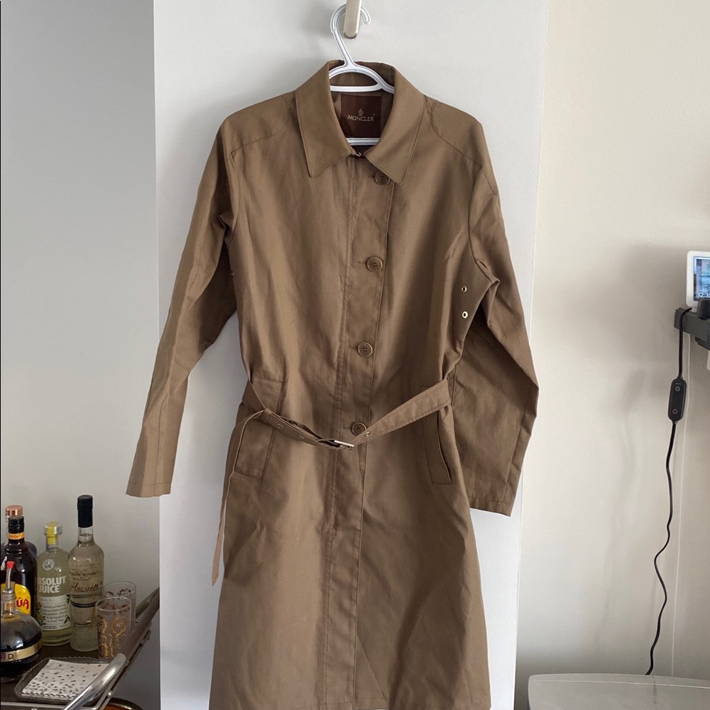 Moncler Brown Trench Coat
